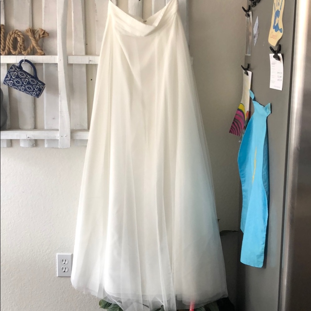 Bridal skirt.